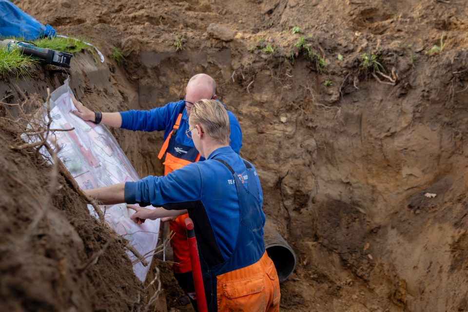 aanleg nieuw riool