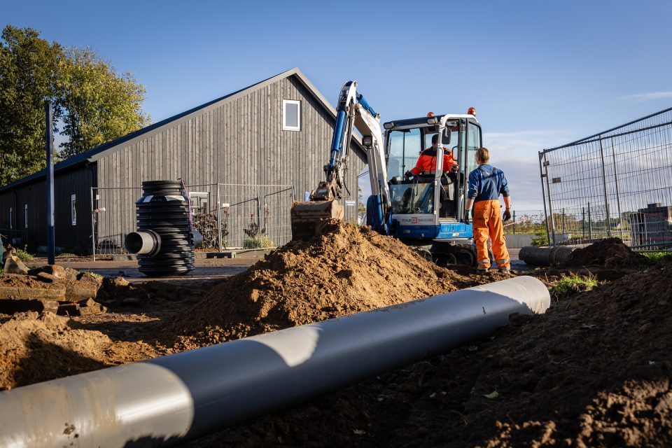 rioolput aanleggen regenwater