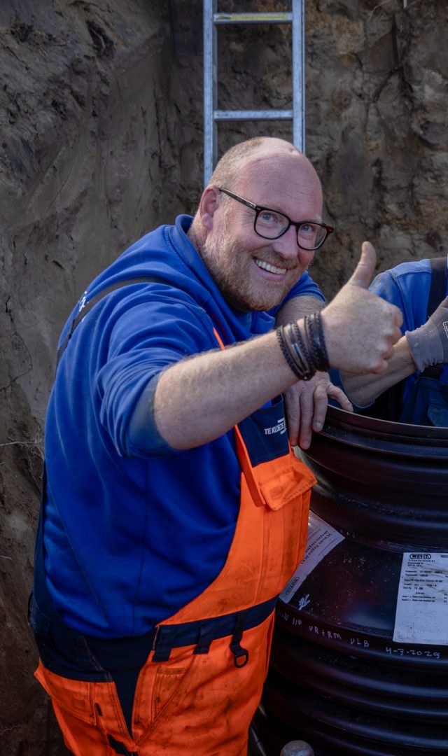Tinus (Renovatie-Rioloog) werkt bij Te Kloeze Riooltechniek