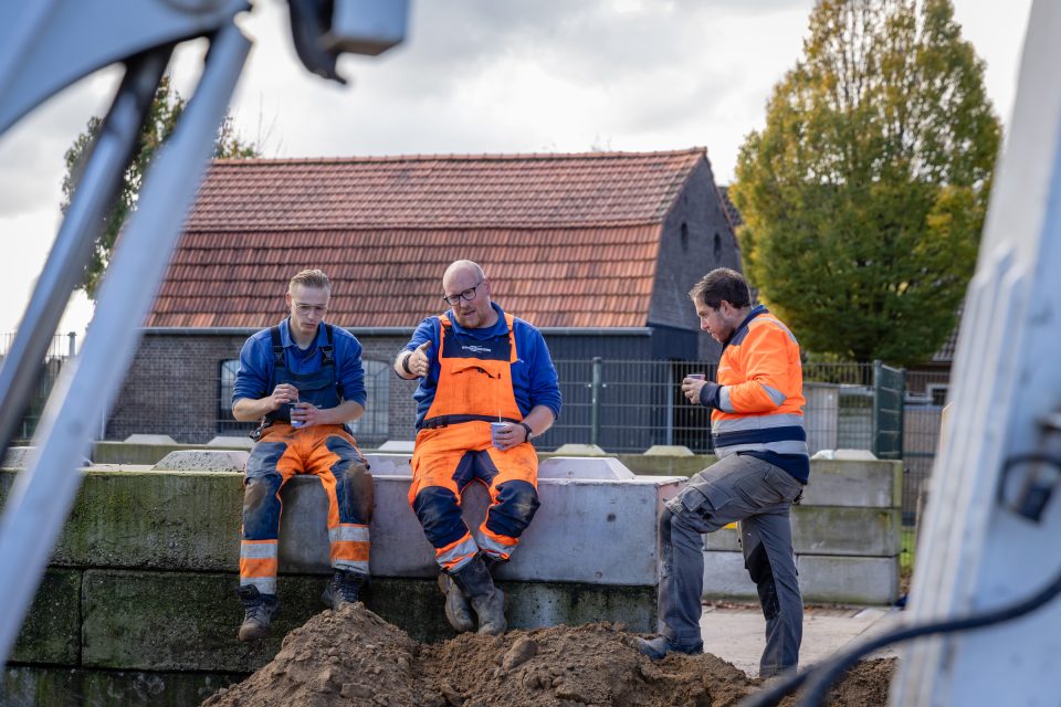 koffiepauze rioolwerk